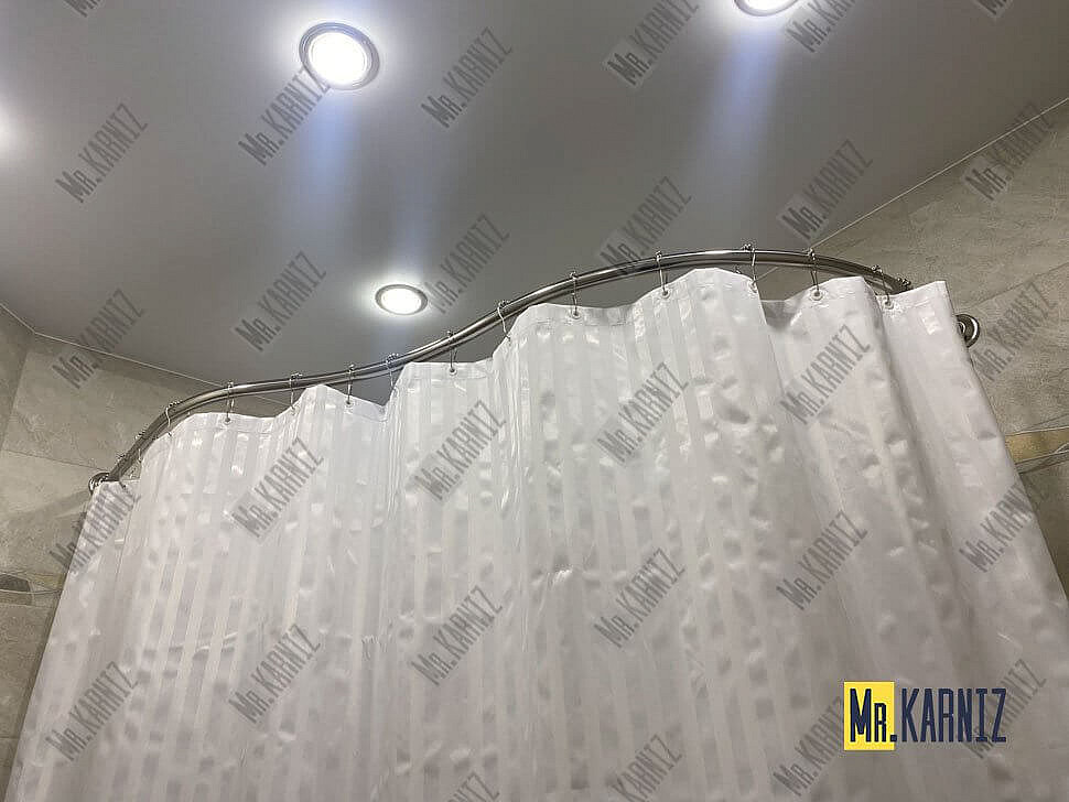 Карниз для ванны Aquanet Bellona 165х165 Усиленный 25 мм MrKARNIZ фото 4