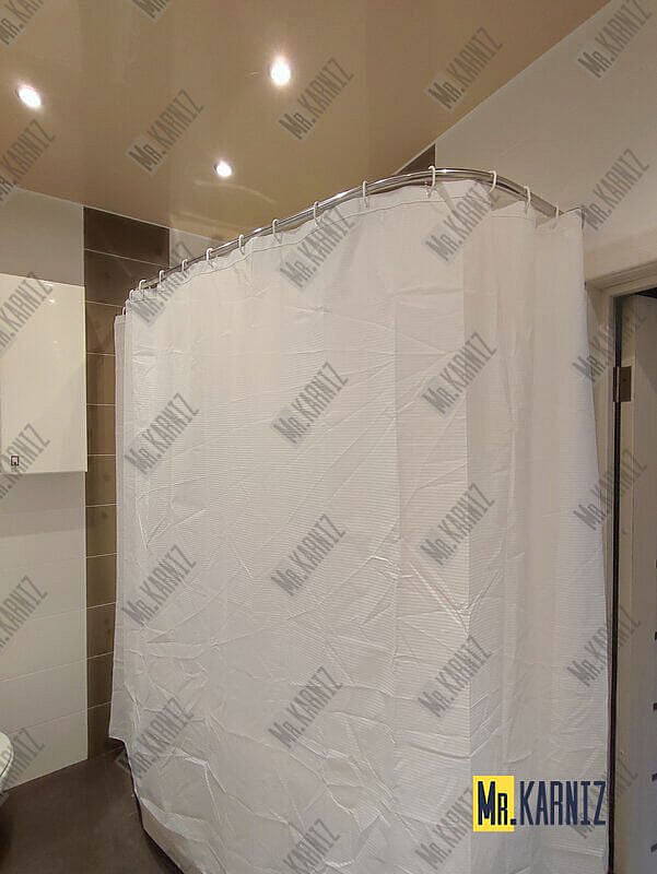 Карниз для ванны Aquanet Bellona 165х165 Усиленный 25 мм MrKARNIZ фото 6