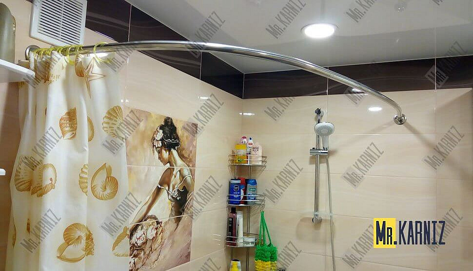 Карниз для ванны Aquanet Bellona 165х165 Усиленный 25 мм MrKARNIZ фото 7