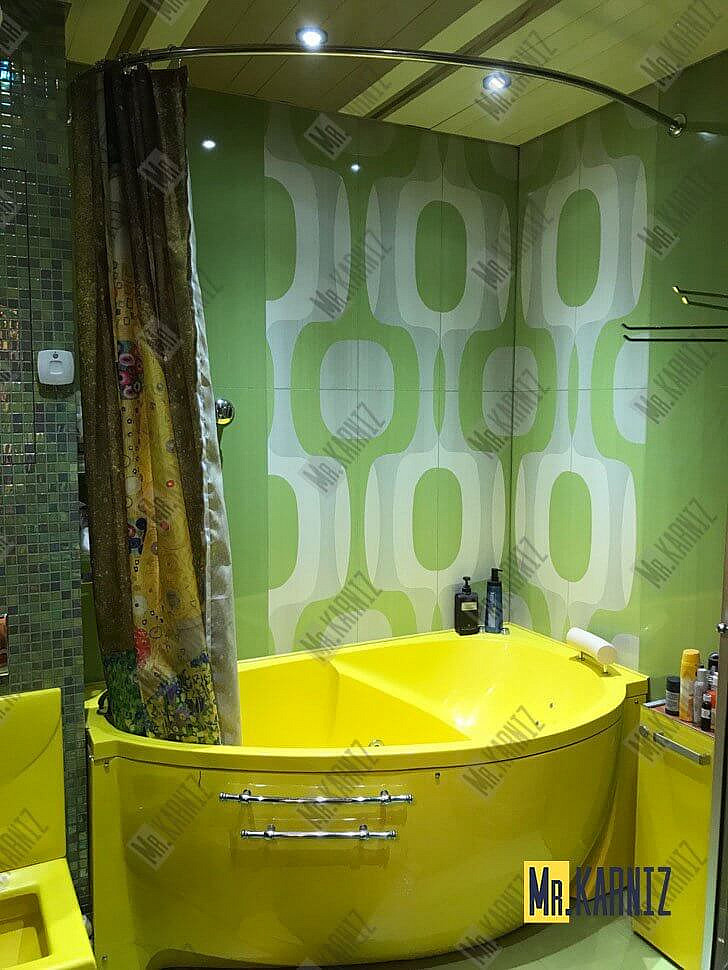 Карниз для ванны Aquanet Bellona 165х165 Усиленный 25 мм MrKARNIZ фото 13
