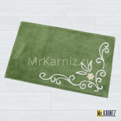 Коврик в ванную LC зеленый