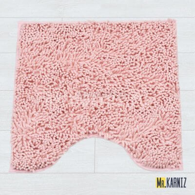 Коврик для туалета Люкс розовый