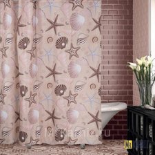 Штора для ванной SEABED SIGHT бежевая