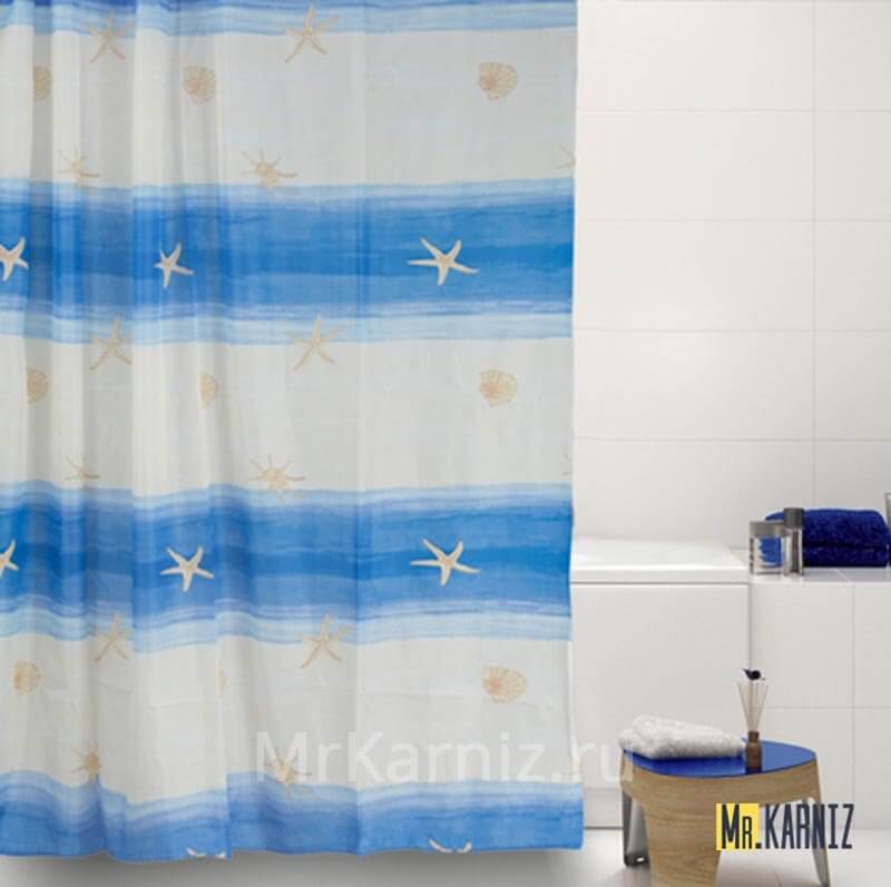 Штора для ванной Sand beach Штора для ванной Sand beach